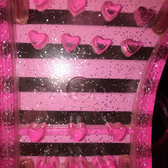 Pink & White Jelly Sandals - Picture 8 of 8